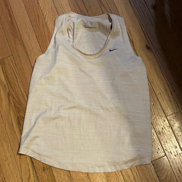 Womens Nike Light‎ Pink Dri Fit Tank Top with Swoosh Logo size Small - Picture 1 of 1